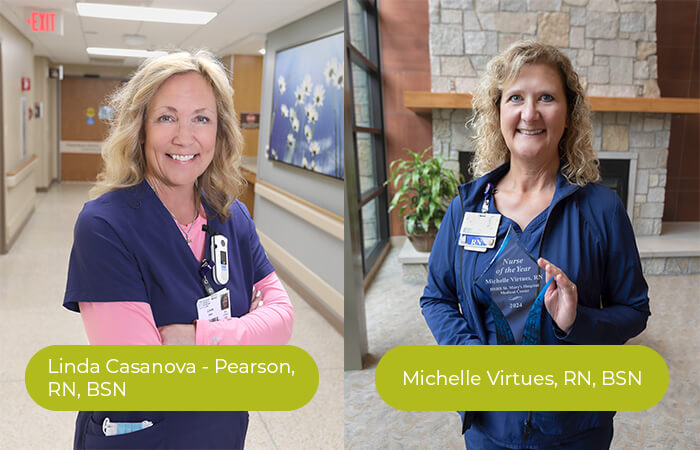 Nurses of the Year 2023 - Linda Casanova - Pearson and Michelle Virtues