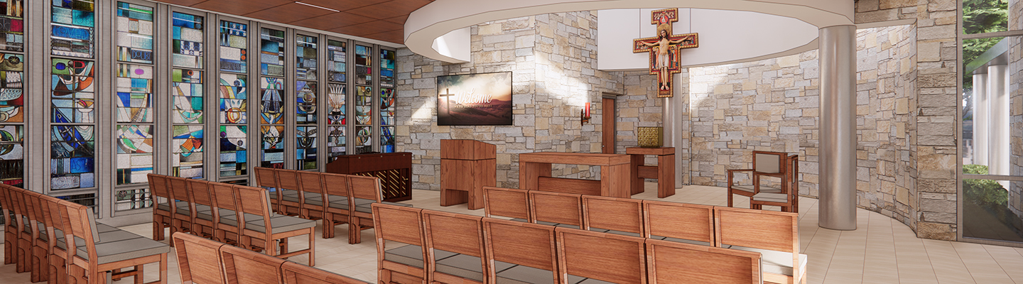 HSHS St. Mary's Hospital Rendering of Renovated Chapel