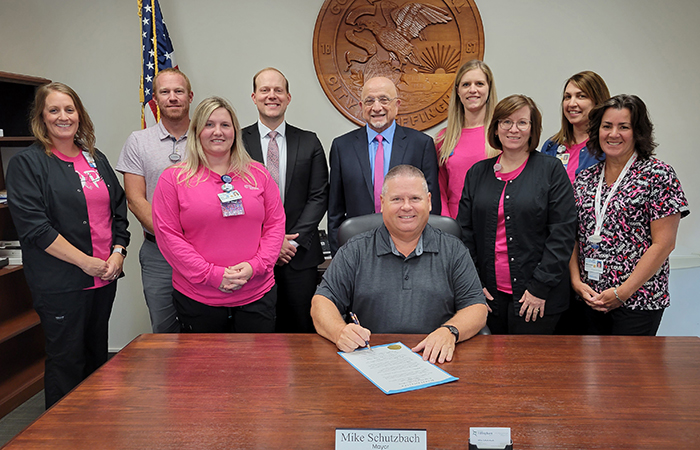 Mayor designates Breast Cancer Awareness Month