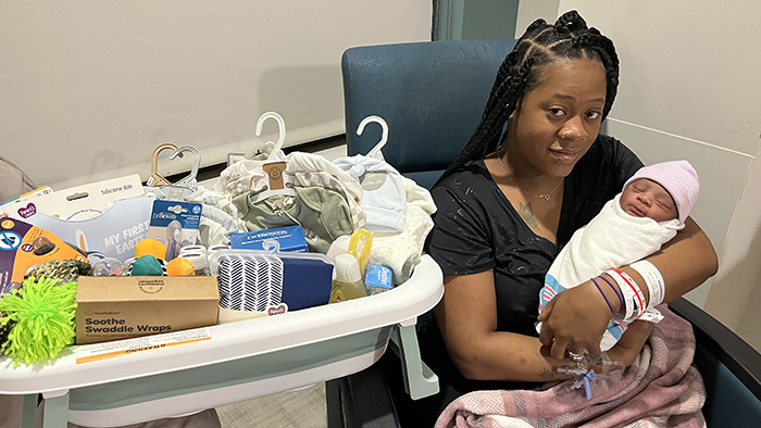 New year's Baby 2025 at HSHS St. John's Hospital In Springfield