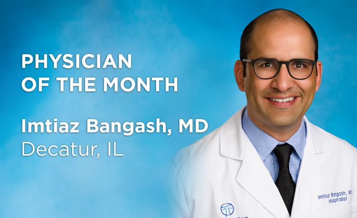 HSHS Medical Group Awards Physician of the Month to Imtiaz Bangash, MD