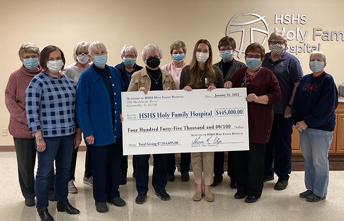 Auxiliary presents $445,000 to hospital