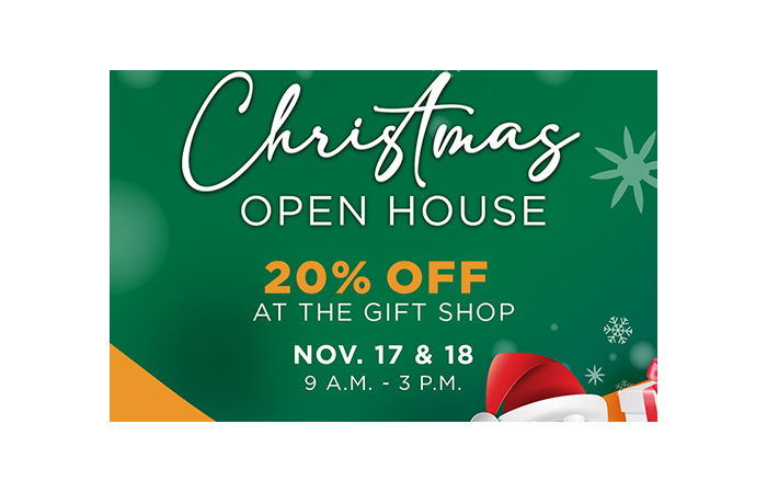 Gift Shop holding Christmas Open House