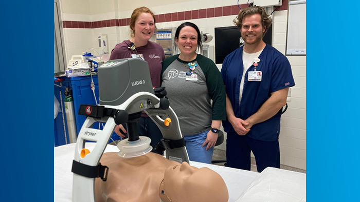 Emergency Department Receives Life-Saving Chest Compression Equipment