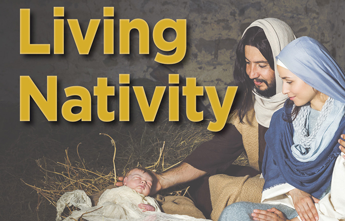 Live drive-thru Nativity set for December 8