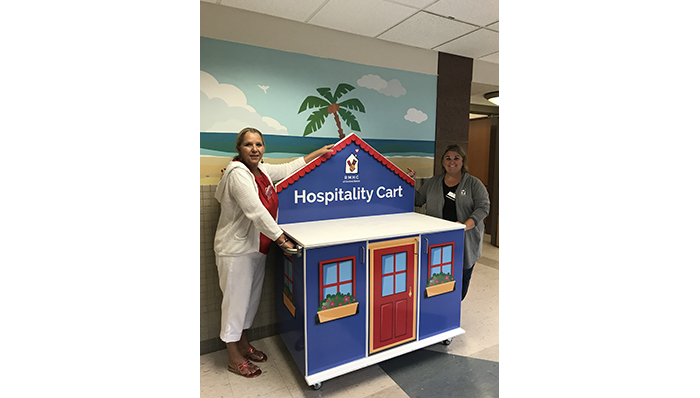 The children's hospitality cart