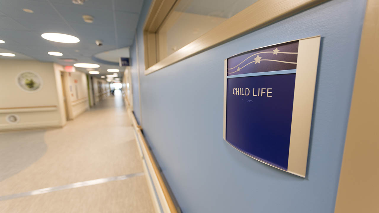 St. Vincent Children's Hospital north wing hallway