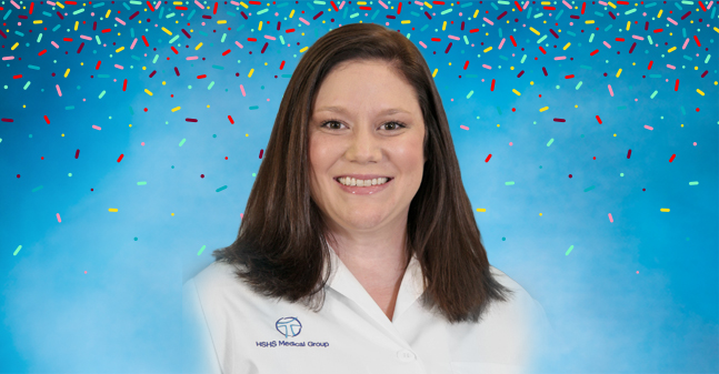 HSHS Medical Group Awards  Provider of the Month to Mallory Rinderer, APRN