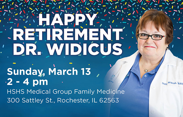 Happy Retirement, Dr. Widicus