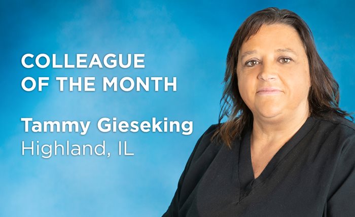 HSHS Medical Group Awards Colleague of the Month to Tammy Gieseking