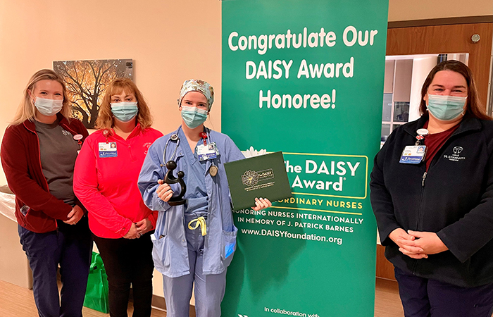 Colleagues honored for National DAISY and BEE Awards