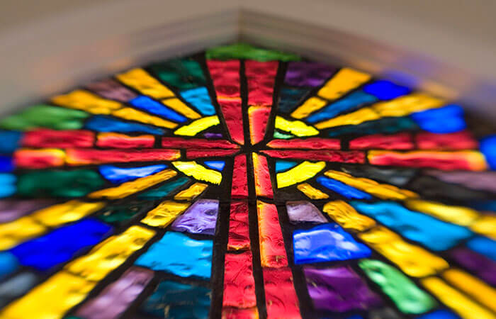 stained glass window